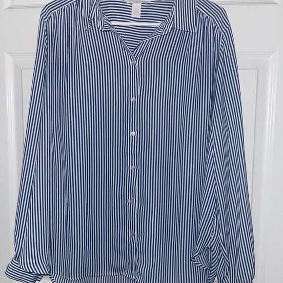 H&M Striped Button Down - Picture 1 of 5